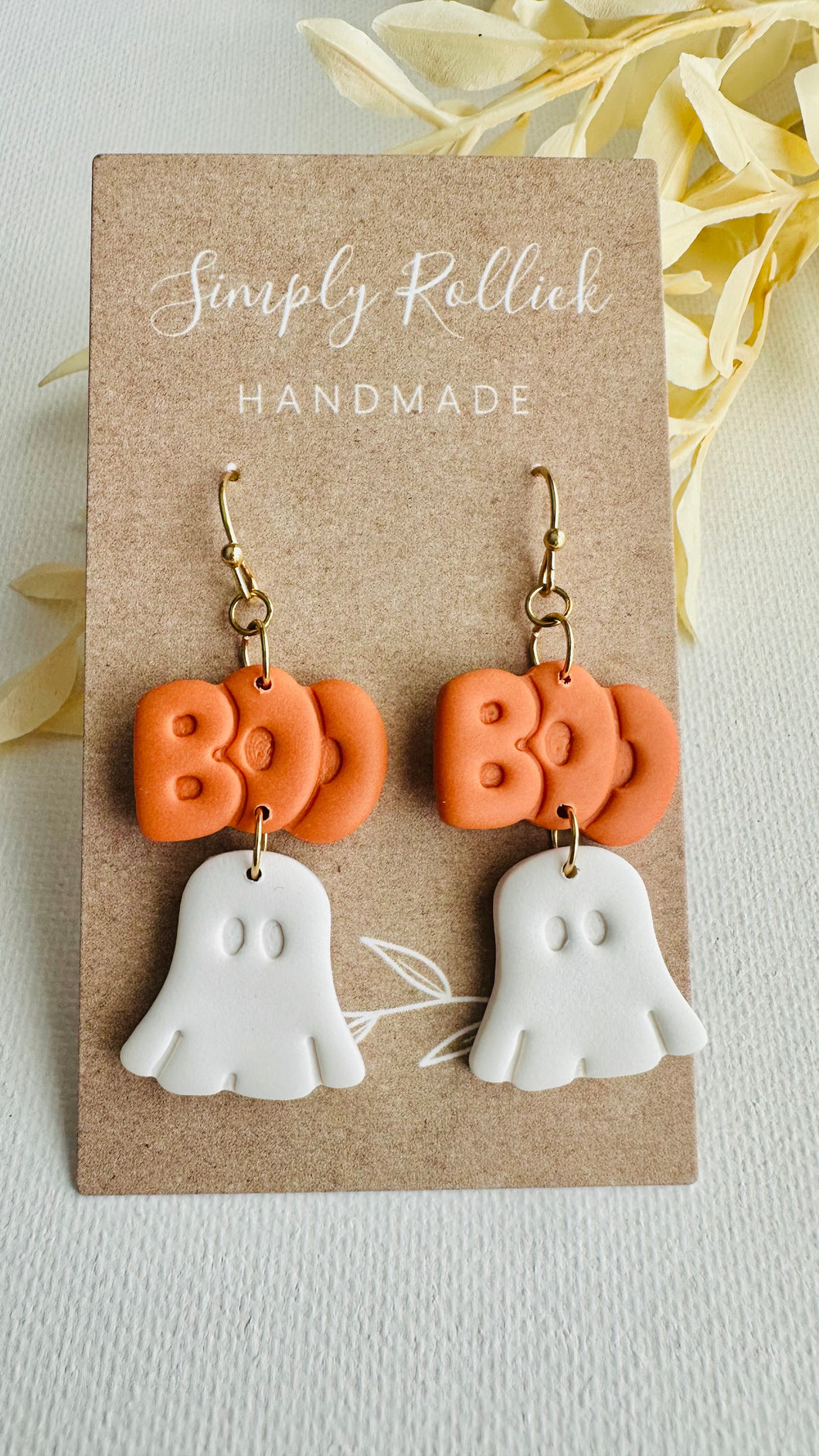 Boo Ghost Dangles