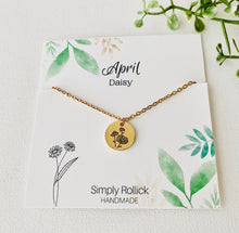 Load image into Gallery viewer, Birth Flower Necklaces
